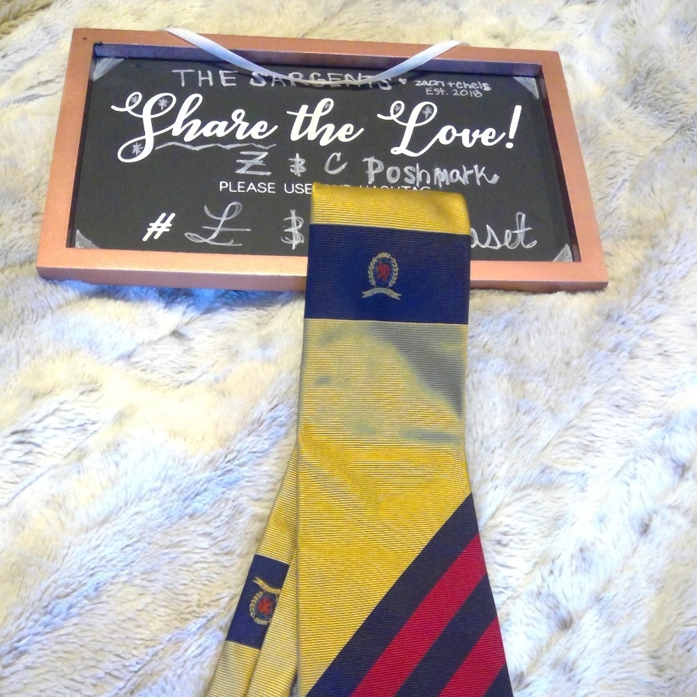 Vintage Tommy Hilfiger Italian Silk Tie